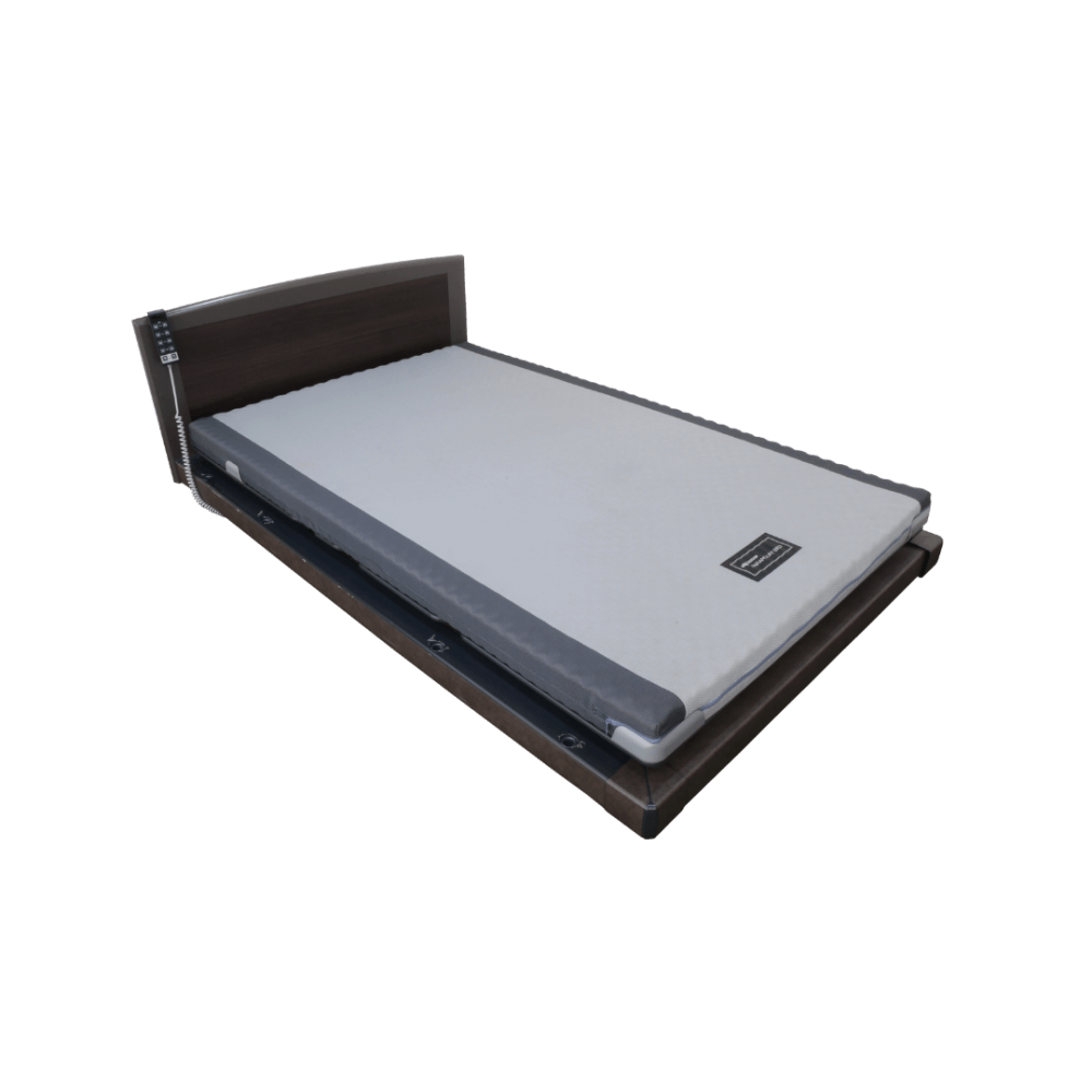 เตียงผู้ป่วยไฟฟ้า PARAMOUNT BED รุ่น Intime 1000 สี DARK OAK พร้อมที่นอน รุ่น CALM CORE_1